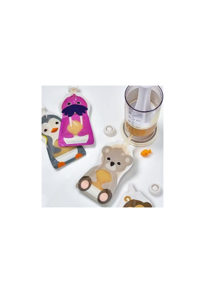 Squooshi The Filling Station: Squooshi Food Pouch Filler + 12 Large 5 oz Pouches - Image 3